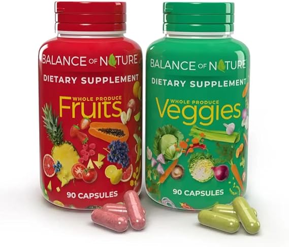 Balance of Nature Whole Food Supplement, Fruits & Veggies, 30 Servings