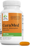 Terry Naturally CuraMed 750mg - Pain & Inflammation Relief - 120 Count