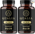 Qualia Mind Brain Supplement  Beat Brain Fog, Memory & Focus | Lion's Mane, Ginkgo 2 Pack
