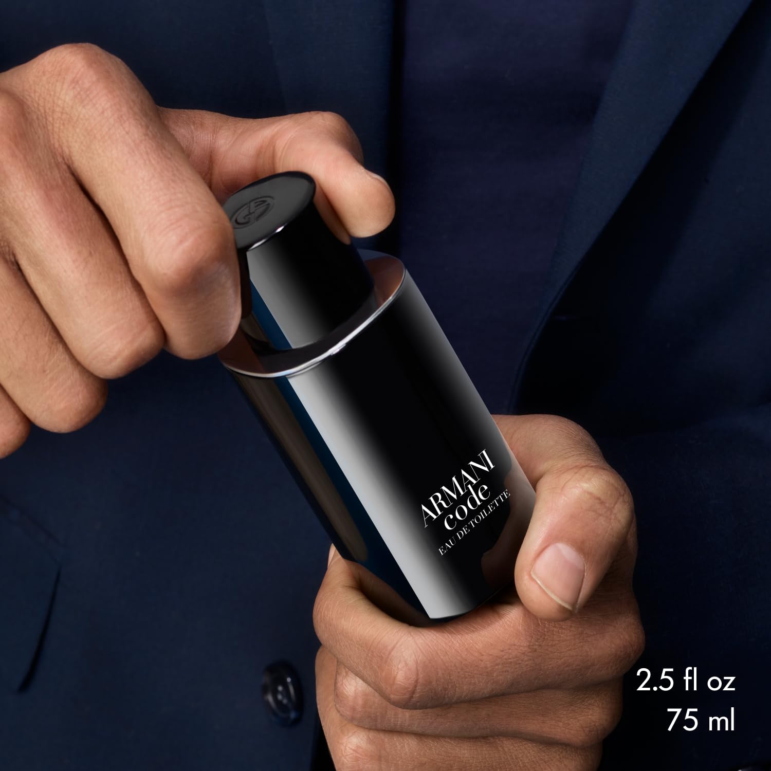 Code Eau De Toilette for Men – Ambery Woody Citrus Fragrance 2.5 fl oz | Armani Beauty