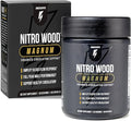 Nitro Wood Magnum - Nitric Oxide Booster for Men - Supports Blood Flow, Circulation & Male Performance - Beet Root & Citrulline Formula for Stamina, Endurance & Size - 60 Veg Capsules, 30 Servings