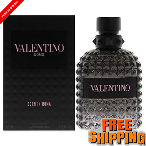 Valentino Uomo Born in Roma EDT Spray – Luxury Men's Designer Perfume | 3.4 oz