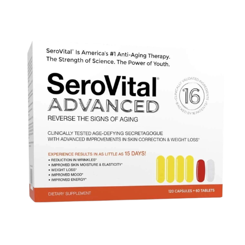 SeroVital Advanced 120 Capsules +60 Tablets 30 Day Dietary Supplement Sero Vital