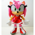 Sonic The Hedgehog Amy Rose in Red Dress Plush Stuffed Animal