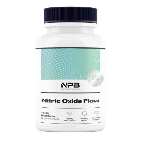 Circulatory Support Supplement – Nitric Oxide & Blood Flow Wellness Capsules for Daily Heart Health