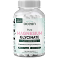 Magnesium Glycinate with Zinc Capsules – Chelated Magnesium for Relaxation, Muscle & Sleep Support (90 Count) | Ocean Pure