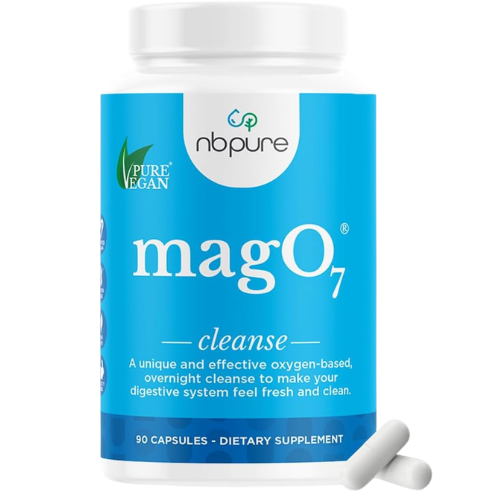 Magnesium Oxide Colon Cleanse Capsules – Digestive & Bloating Support Formula (90 Capsules) | MagO7