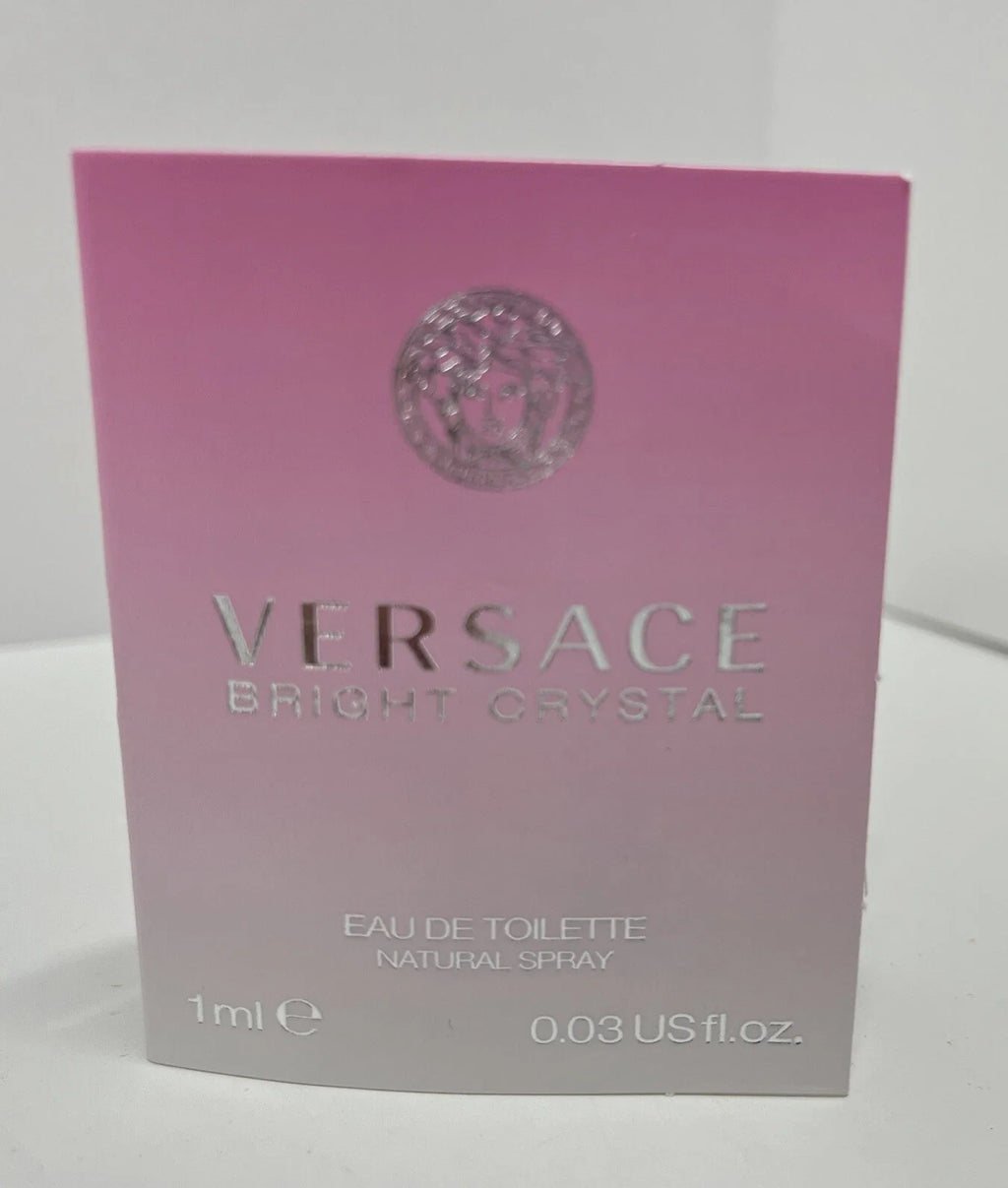 Versace Bright Crystal Eau de Toilette EDT Spray Sample Vial Mini .03oz