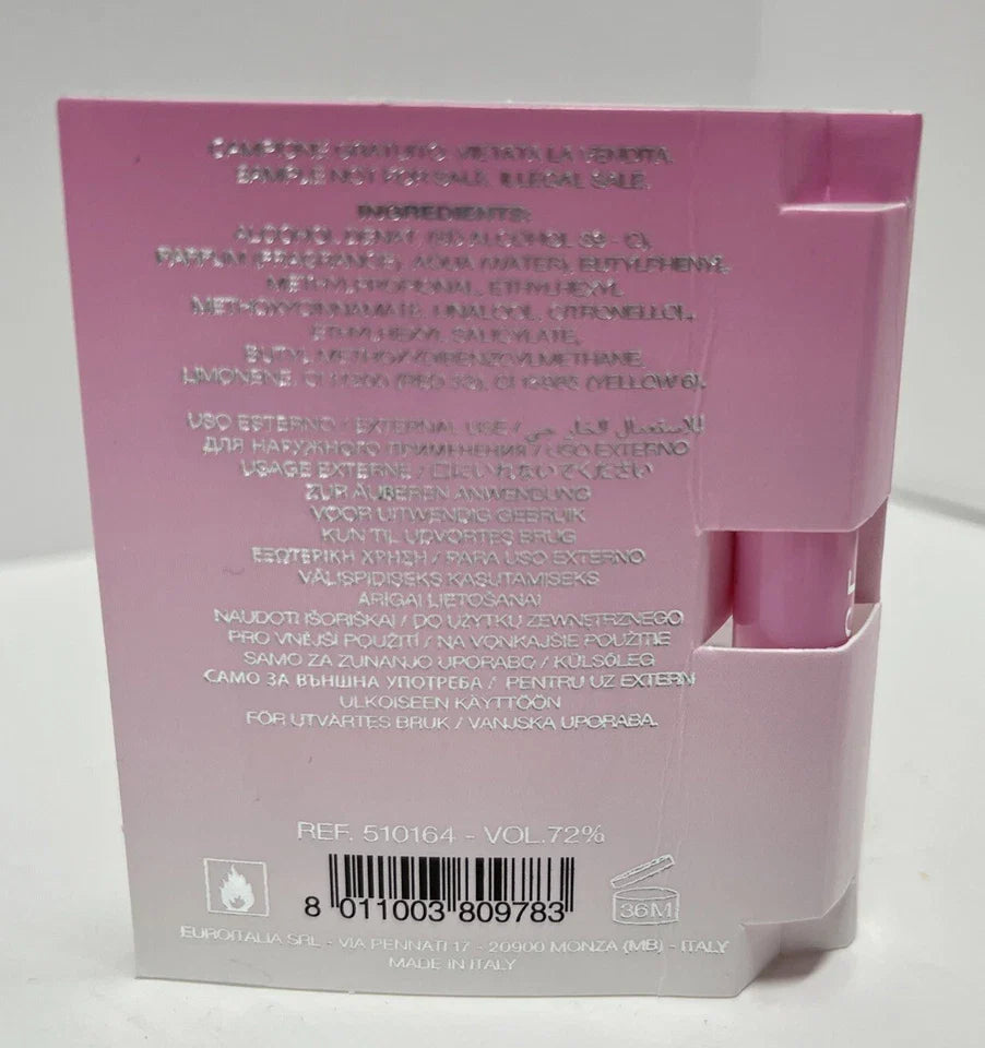 Versace Bright Crystal Eau de Toilette EDT Spray Sample Vial Mini .03oz