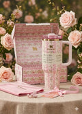 STANLEY FLORAL PINK 40 OZ TUMBLER