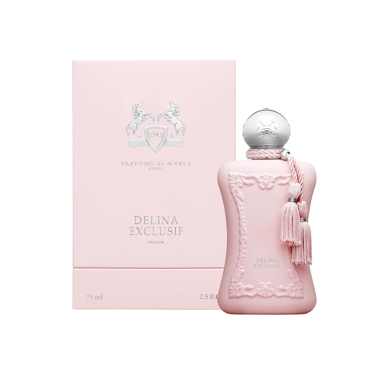 Delina Exclusif Eau De Parfum for Women – Floral Rose Vanilla Luxury Fragrance 2.5 Oz | Parfums de Marly