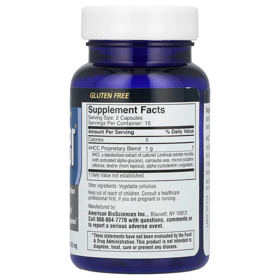 ImmPower® AHCC®, 500 mg, 30 Vegetarian Capsules