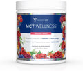 MCT Wellness Powder – Keto-Friendly Energy & Brain Support Drink Mix | Raspberry Medley | 30 Servings