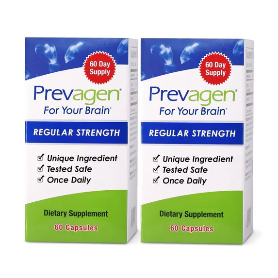 NEW Prevagen Regular Strength 10mg Capsules - 60 Count - 2 Pack (120-Day Supply)