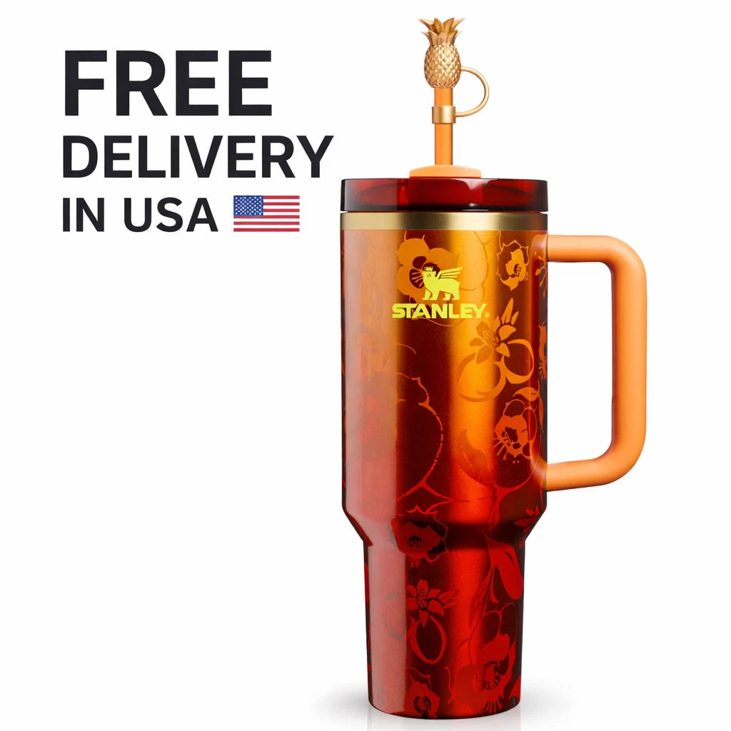 The Stanley 1913 x KAROL G 40 oz Quencher H2.O FlowState Tumbler