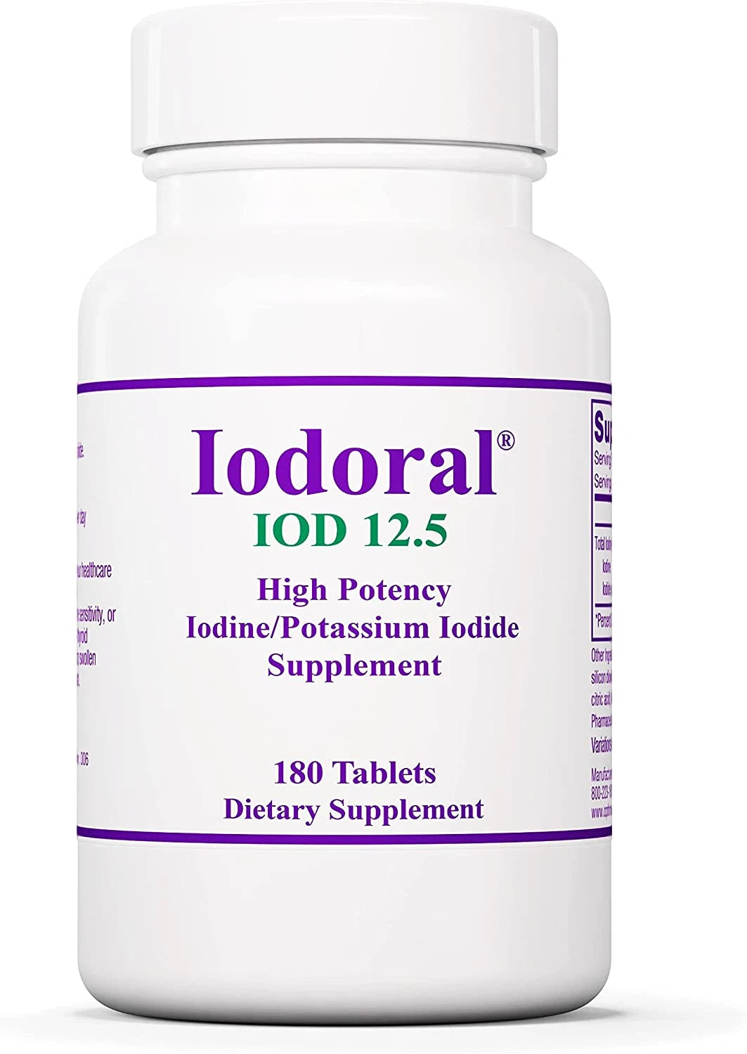 2X Optimox Iodoral 12.5 mg, 90 Tablets/each - Thyroid Support
