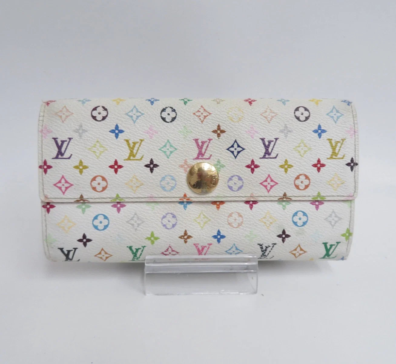 LOUIS VUITTON Monogram Multicolor Portefeuille Sarah Long Wallet