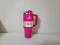 Stanley 40oz Flamingo Pink Tumbler Stainless Steel H2.0 FlowState Quencher