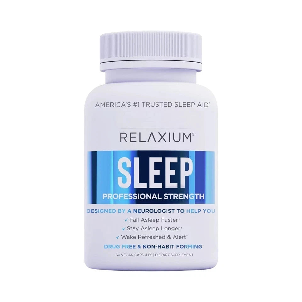 1 pack (60 Capsules)Relaxium Sleep Natural Dietary Supplement for Better Sleep