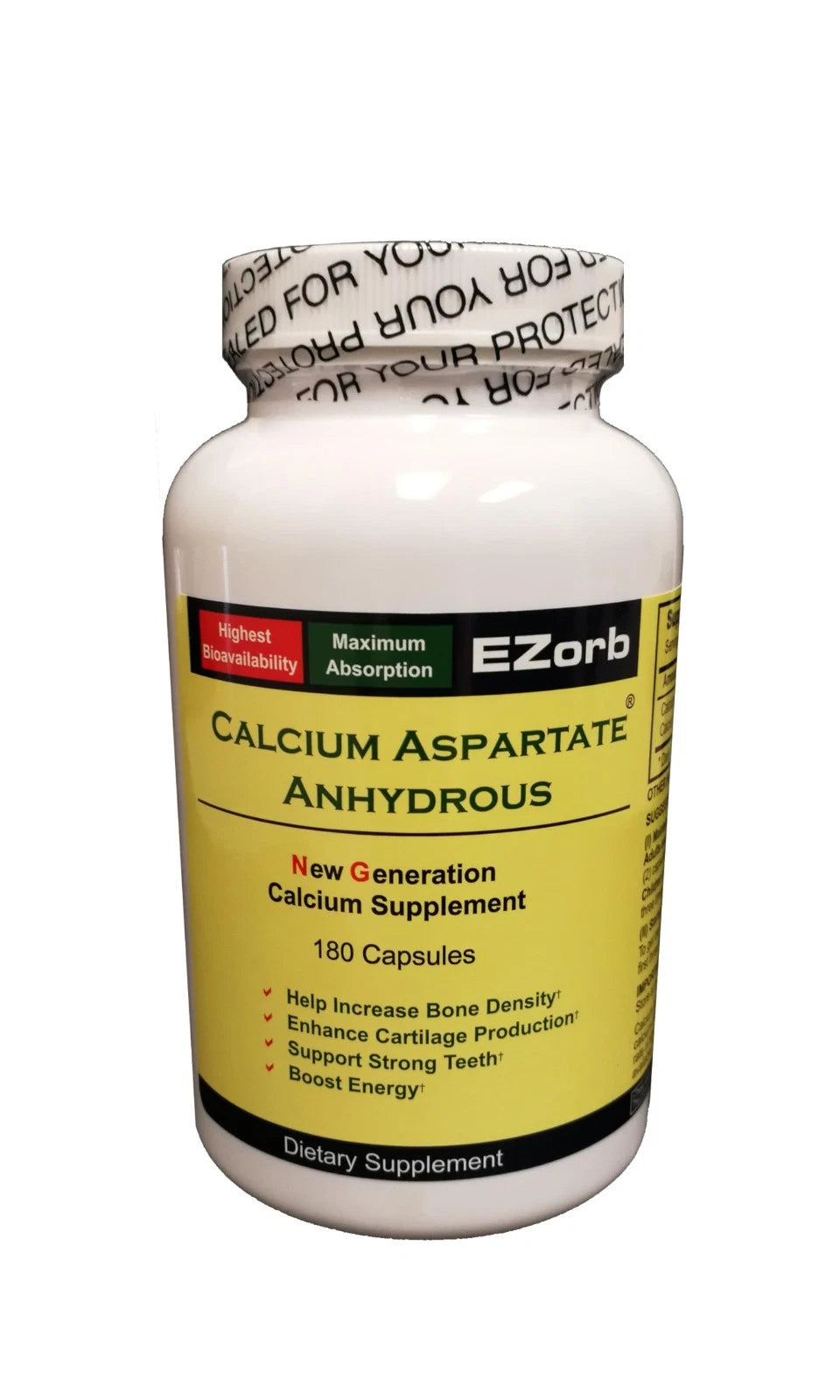 Ezorb Calcium Capsules for Bone Joint and Muscle Health - 180 CountEzorb Calcium Capsules for Bone Joint and Muscle Health - 180 Count