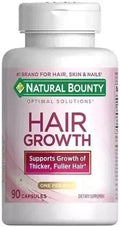 Nature's Bounty Hair Growth Supplement 90 Capsule for Strong Healthy Hair ....