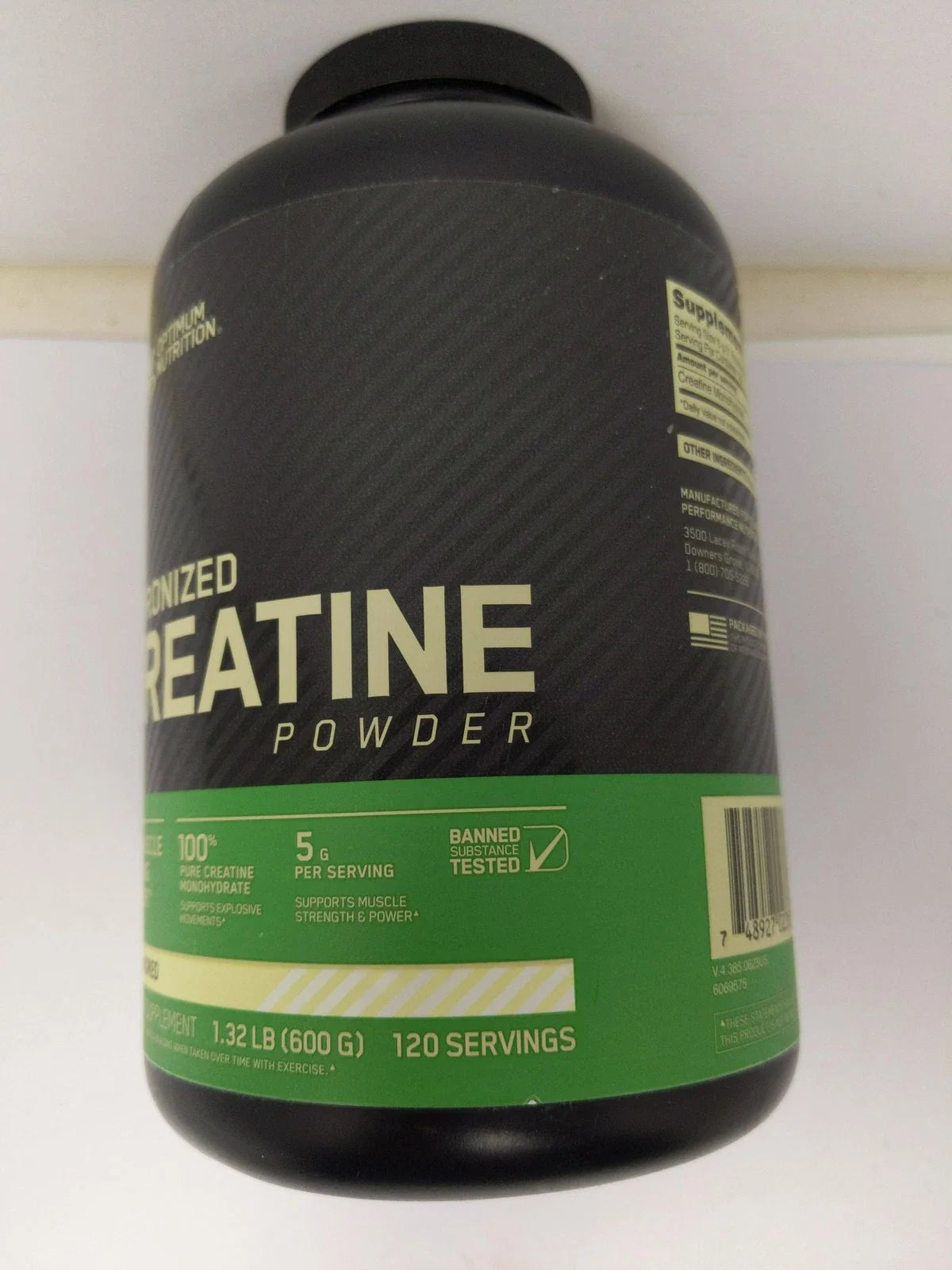 Optimum Nutrition, Micronized Creatine Powder, Unflavored, 10.6 oz (300 g)