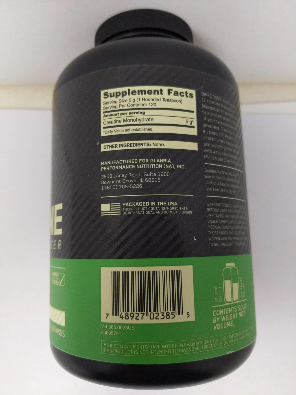 Optimum Nutrition, Micronized Creatine Powder, Unflavored, 10.6 oz (300 g)
