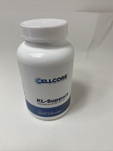 CellCore Biosciences KL-Support - Drainage and Immune Support - 120 Ct. - New