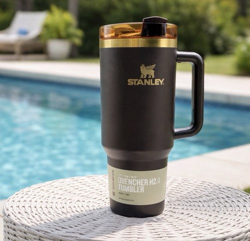 Stanley Chocolate Gold Quencher 40oz Tumbler Flowstate H2.0 Factory Sealed