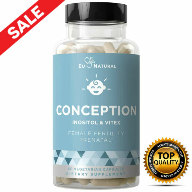 Eu Natural CONCEPTION Female Fertility Prenatal, 60 Vegetarian Capsules