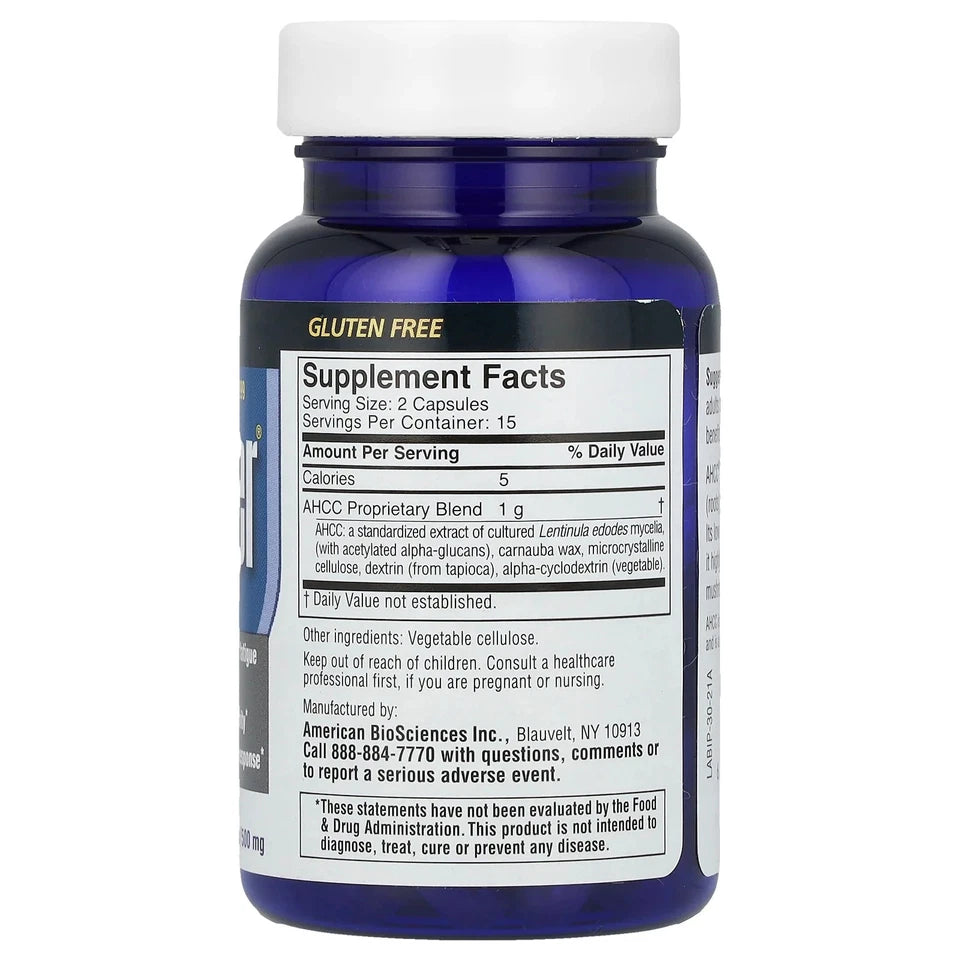2 X American Biosciences, ImmPower� AHCC�, 500 mg, 30 Vegetarian Capsules