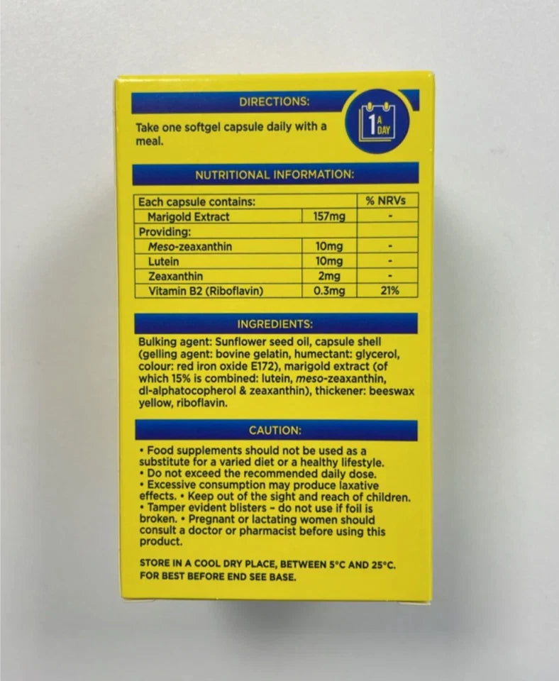 Macushield Original+ Eye Supplement Capsules 90ct