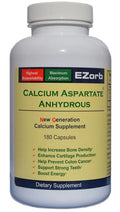 EZorb Calcium Capsules Elixir Maximum Absorption Bone Density 180Caps